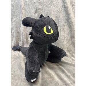 Build A Bear Toothless Plush How Train  Your‎ Dragon Dreamworks BAB Stuffed